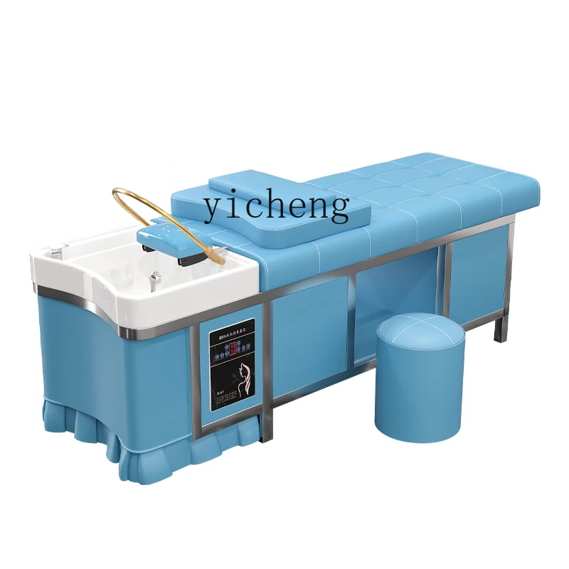 

Xl High-End Steel Frame Shampoo Chair Water Circulation Fumigation Head Therapy Bed Hair Salon Shampoo Massage