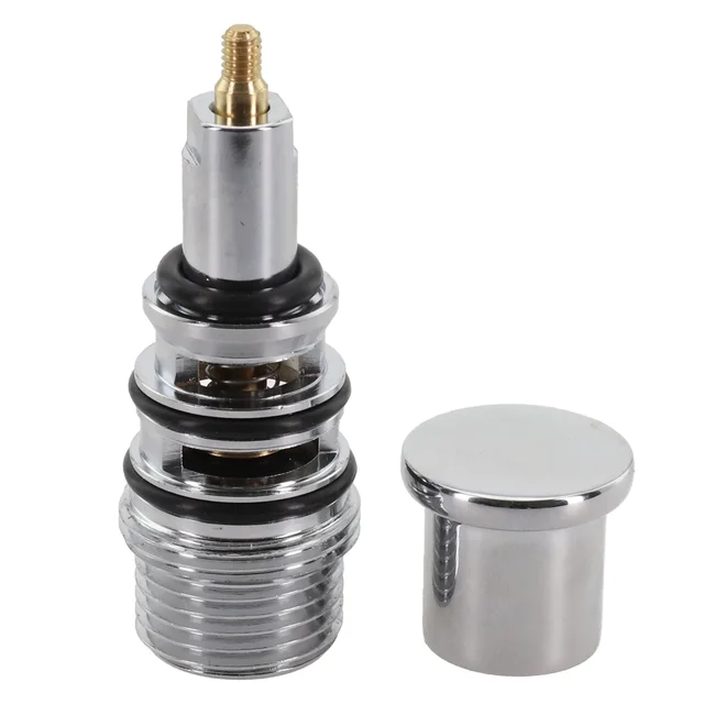 Shower Switch Valve Spring-Loaded Pull-up Water Diverter Surface-Mounted Exposed Triple Bathtub Faucet Water Core 6