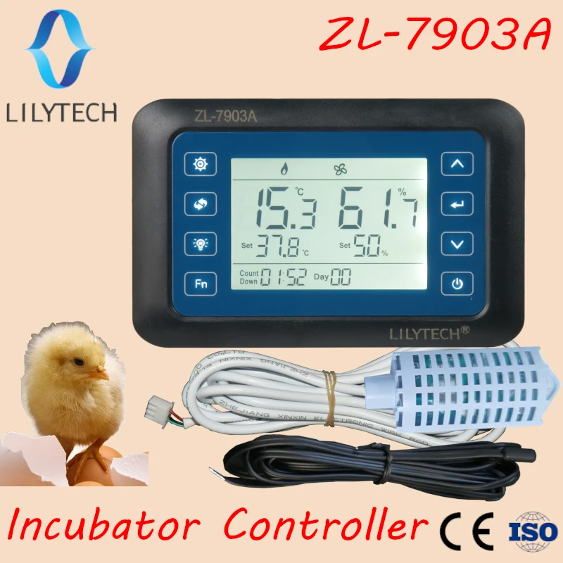 Temperature and Humidity Incubator Controller ZL-7903A ZL-7901A 100-240Vac PID digital temperature controller digital humidity controller