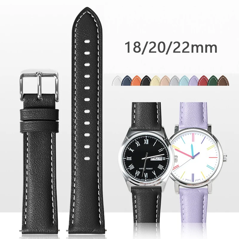 Wholesale Latest Faux Leather 18 mm Wristwatch Strap C0310010_K0019425 main image 0