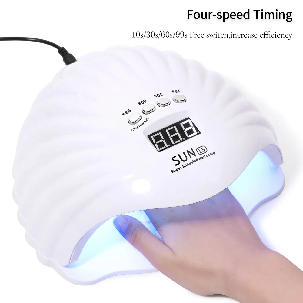 LULAA 강력한 기능 네일 건조 램프, 전문가용 손톱 용품, 캐빈 UV LED..