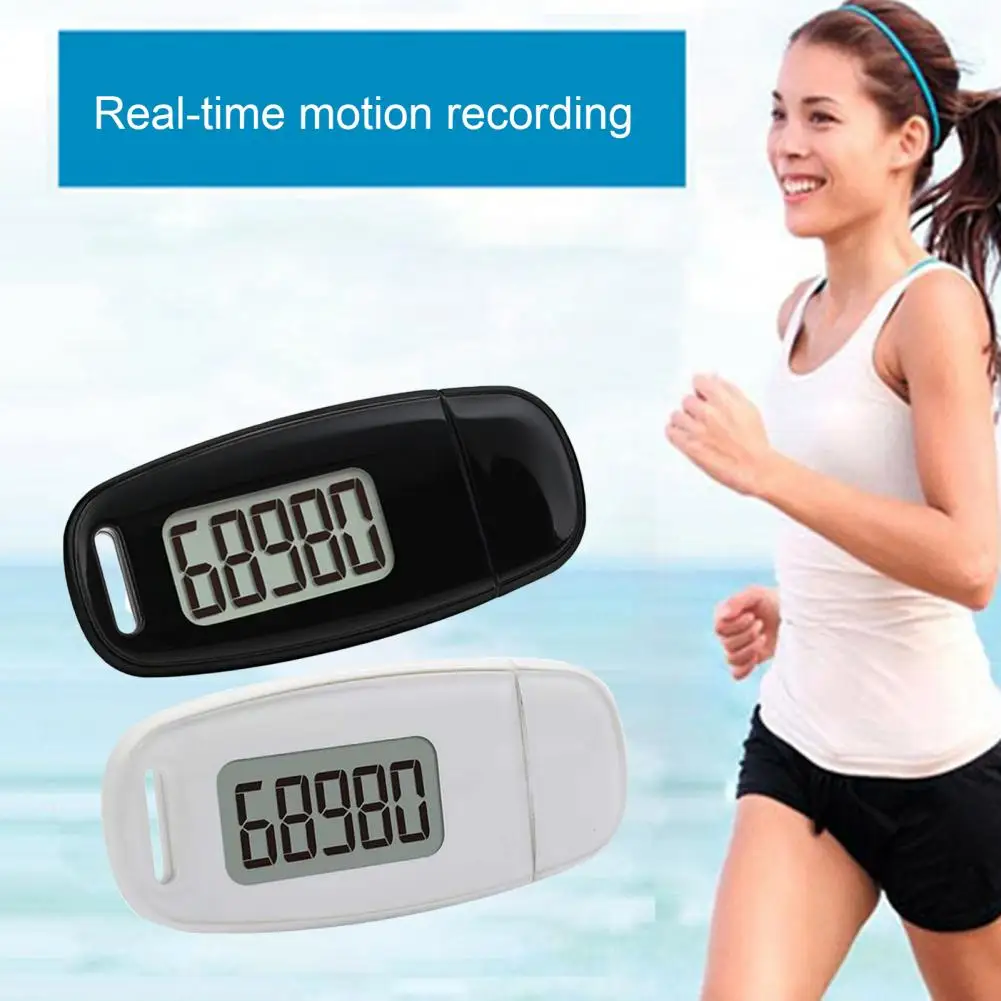 Step Counter For Walking Multifunctional Pedometer With Clip 55mm Large  Screen With Clock Accurate Step Counter Walking Distance - AliExpress