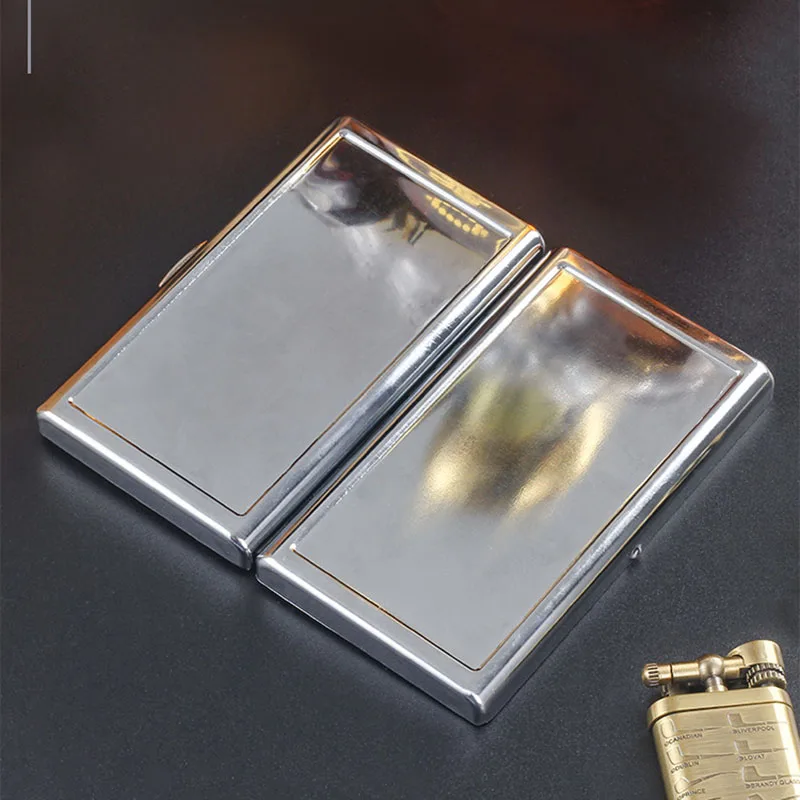 liverpool cigarette case Smoking Case Hold 14 Sticks Cigarette Box Storage Cover Gift Leather  Smoking Accessories Lady Mens Metal Cigarette