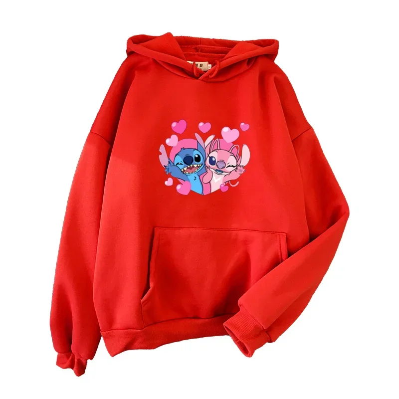 Pink Balloon Stitch Winter Loose Men and Women Couples Students