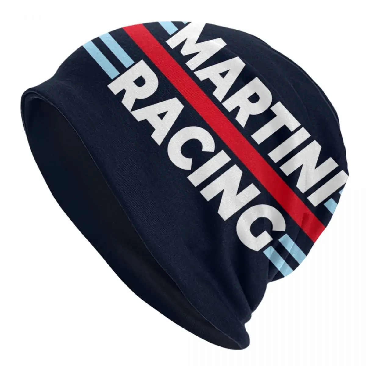 Martini Racing Warm Knitted Cap Fashion Bonnet Hat Autunno Inverno Outdoor Berretti Cappelli Per Uomo Donna Adulto