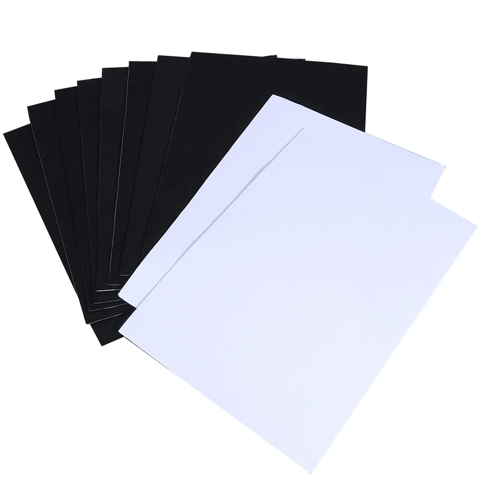 20pcs 자체 접착 펠트 시트 가구 다리 보호를위한 검정색 3mm 두꺼운 Diy 공예 장식 수리 펠트 시트