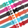 6 Colors Reflective Pet Dog Collar Breathable Nylon Dog Collars Necklace Adjustable Puppy Collars for Small Medium Dogs Pug 4