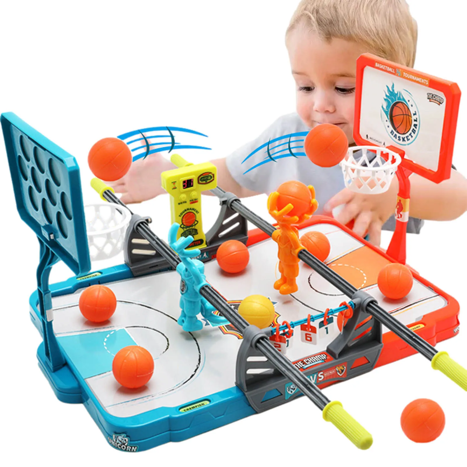 Tabletop Basketball Game 2 Player Basketball Finger Shooting Game Mini Desktop Basketball Hoop