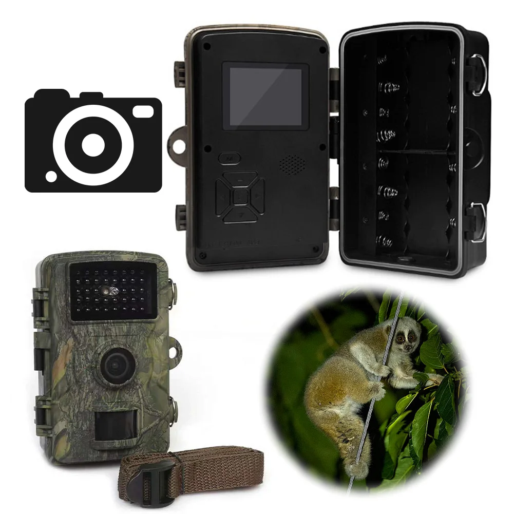 Hunting Camera Motion Activated Infrared Night Vision Security Cam Animal Observation Camera for Outdoor Wildlife Hunting