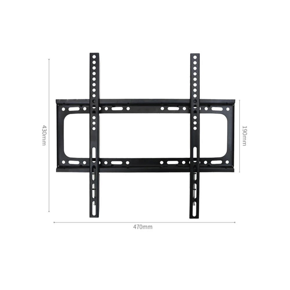 고정형 평면 TV 프레임 강력한 하중 지지력 LCD LED 모니터 TV 랙 가정용 텔레비전 액세서리용 냉간 압연 강철