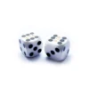 Bescon Dice Professional Small Precision Dice 12.7mm (1/2 inch)  with Random Serial Number, Mini Precision Cut Dice 12.7MM 3