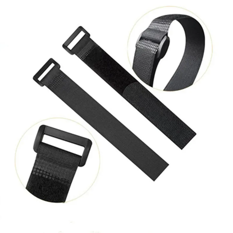 Bike Tie Reusable Fastening Nylon Hook & Loop Strap Cable Ties 10 PCS bicycle strap
