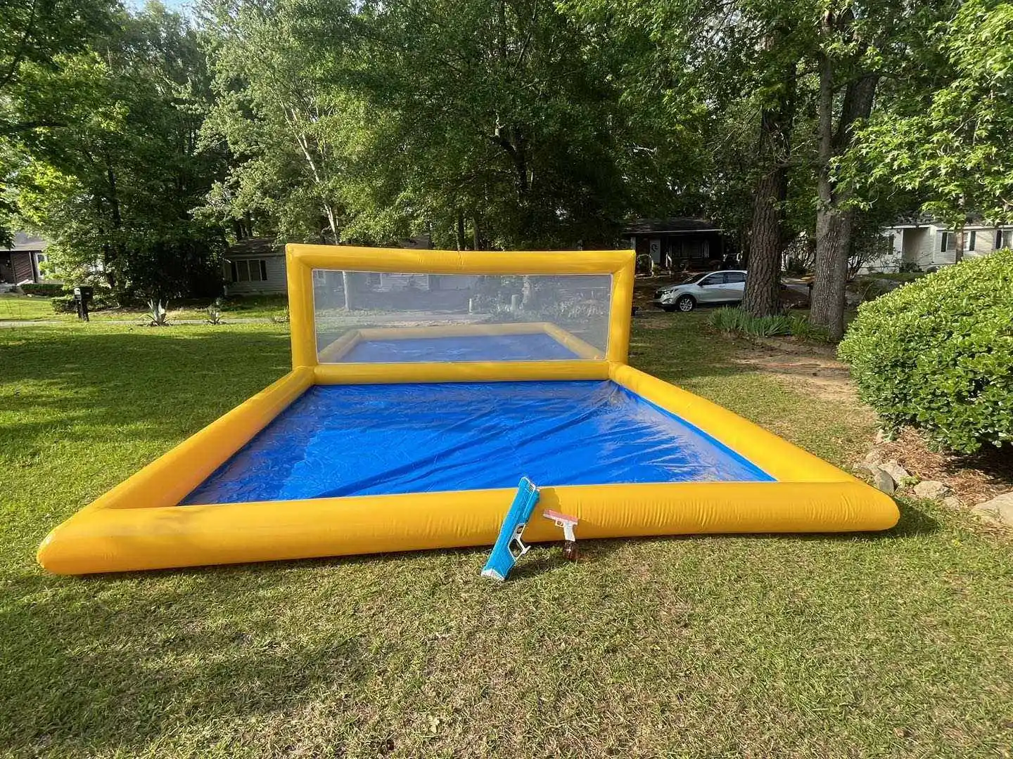 

Outdoor High Quality Sport Inflatable Volleyball Court Custom Inflatable Sport Games Inflatable Volleyball Field For Kids Play