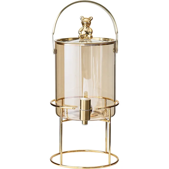 Könnyű Luxusüveg Tea Szett Családi Party Tejlé Ital Dekanter Spirit Csésze Vízforraló Csaptelep Otthoni Ivószekrény - Image 6