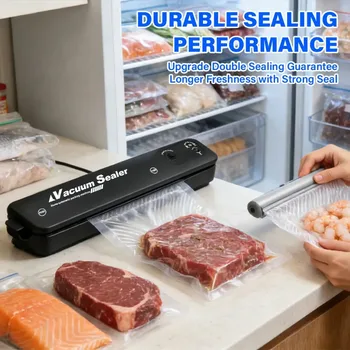 Mini Vacuum Sealer for Home Kitchen, Portable Food Saver Vacuum Packing Machine with Bags 1