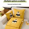 Pillow Quilt Foldable dual-use blanket combo Car Cushion Pillow Nap Blanket Air Conditioning Blanket 2