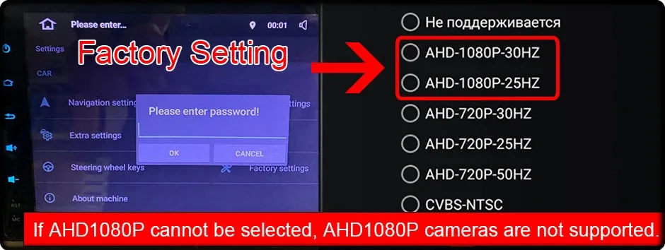 Widok pod kątem kompaktowej kamery cofania