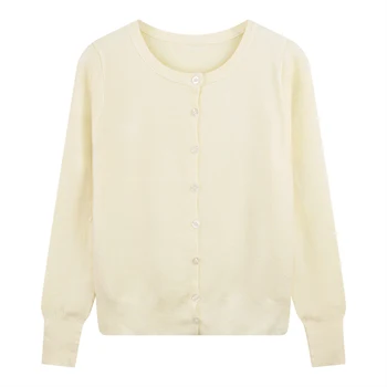 الصلبة طويلة الأكمام س الرقبة بلوزات فضفاضة الكورية نمط واحدة الصدر سترة المرأة الخريف الشتاء عادية لينة شمعي الحياكة سترة 2