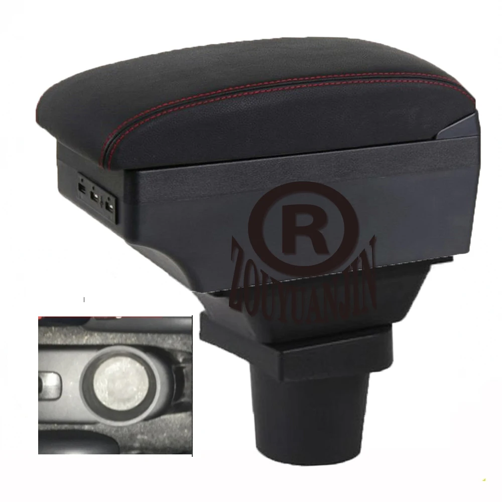 

For Car Mirage Space Star Armrest Box Arm Elbow Rest Center Console Storage Case Modification Accessories with Cup Holder USB