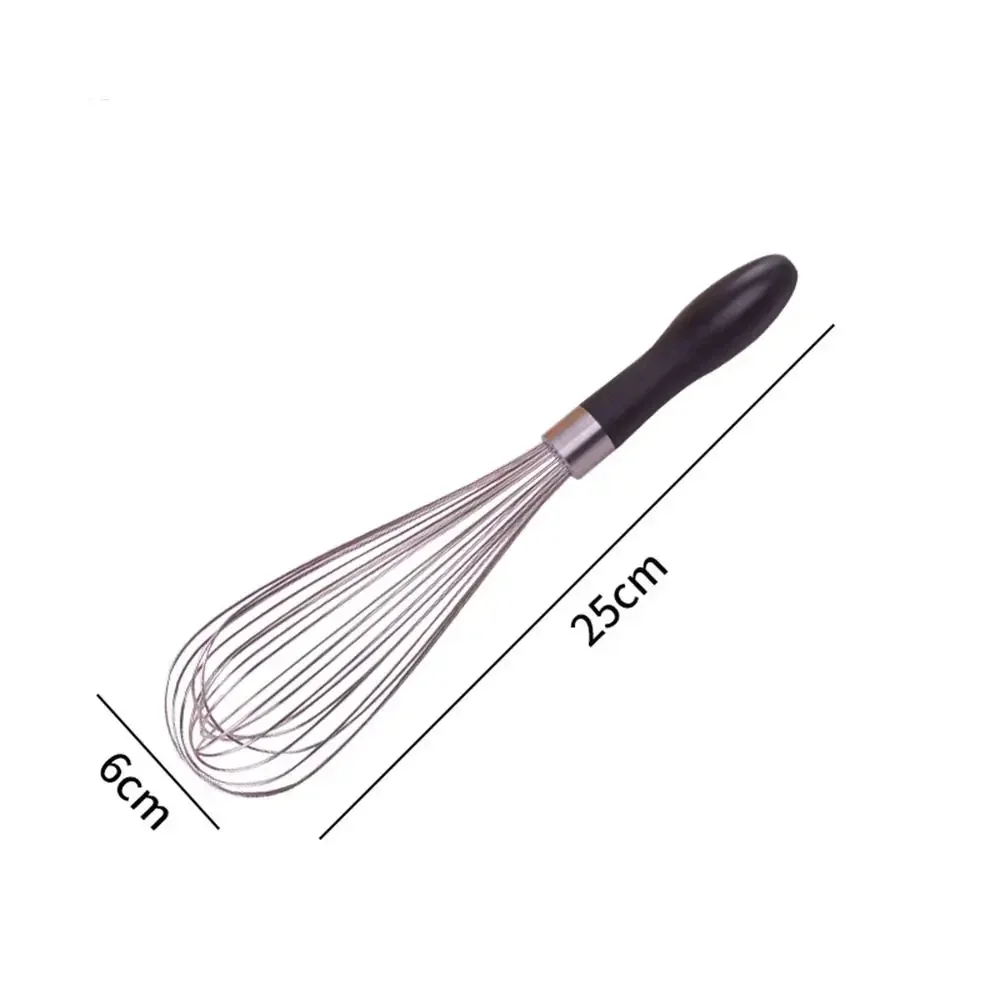 Advanced stainless steel manual egg beater with 10 line mixer for kitchen balloon mixing, baking, and blending -10-12 inches