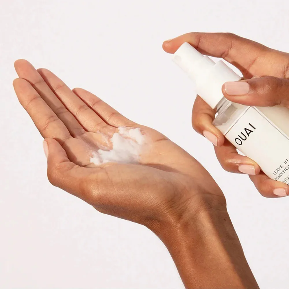 OUAI Smoothing Leave-In Conditioner Spray Mist Moisturize Oil Control Add Shine Hair Care 140ml