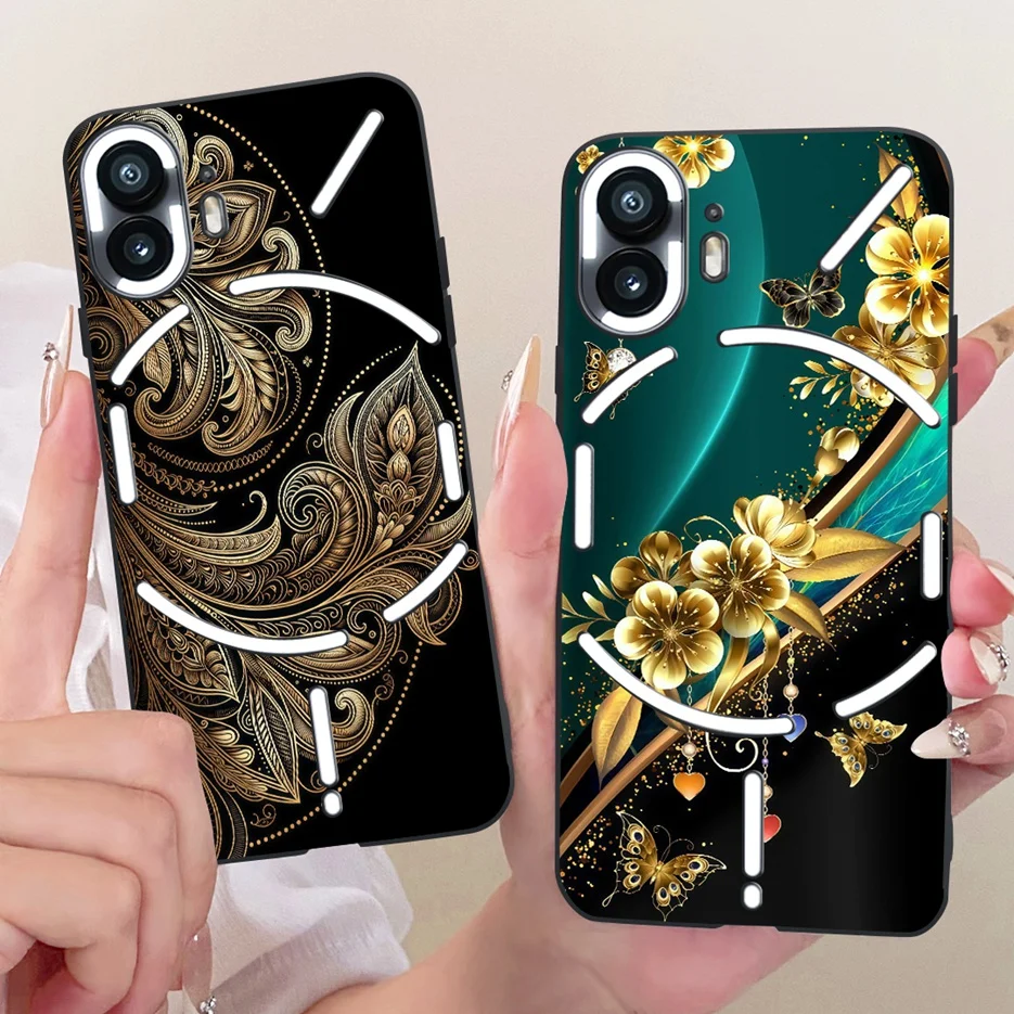 Floral Butterfly Design Soft TPU Phone Case