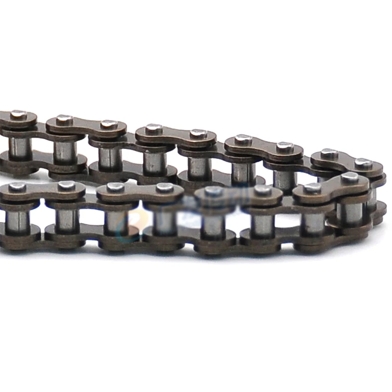 04C Roller Chain Pitch 6.35mm Carbon Steel Drive Chain Joints Industrial Transmission Single Row Chain 0.5/1/1.5/5/10Meters