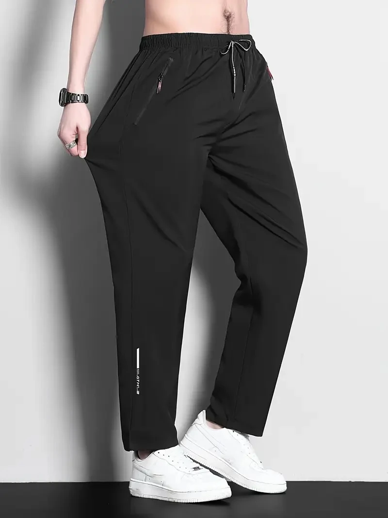 Men's Casual Pants, Men's Trousers, Men's Sports Pants, Thin Jogging Pants, Fashionable Print, Suitable for Daily and Casual Wear, Lightweight, Suitable for Gifting during Holidays