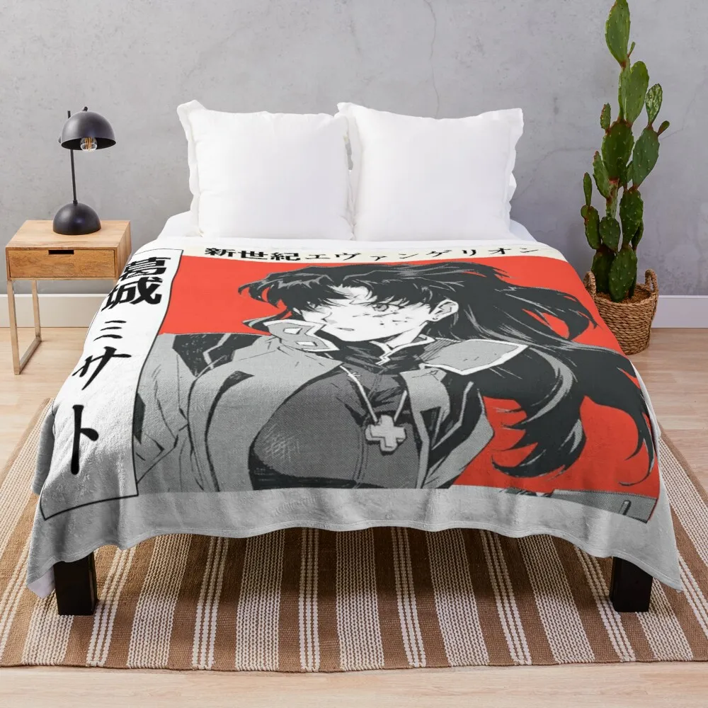 

Misato Katsuragi Throw Blanket Soft Plaid