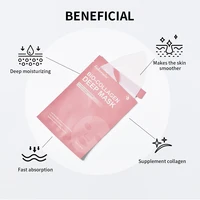 Masque facial en profondeur au bio-colagène, rétrécit les Pores, hydratant en profondeur, masque de nuit, hydratant, rafraîchissant, éclaircissant, soins pour la peau 3