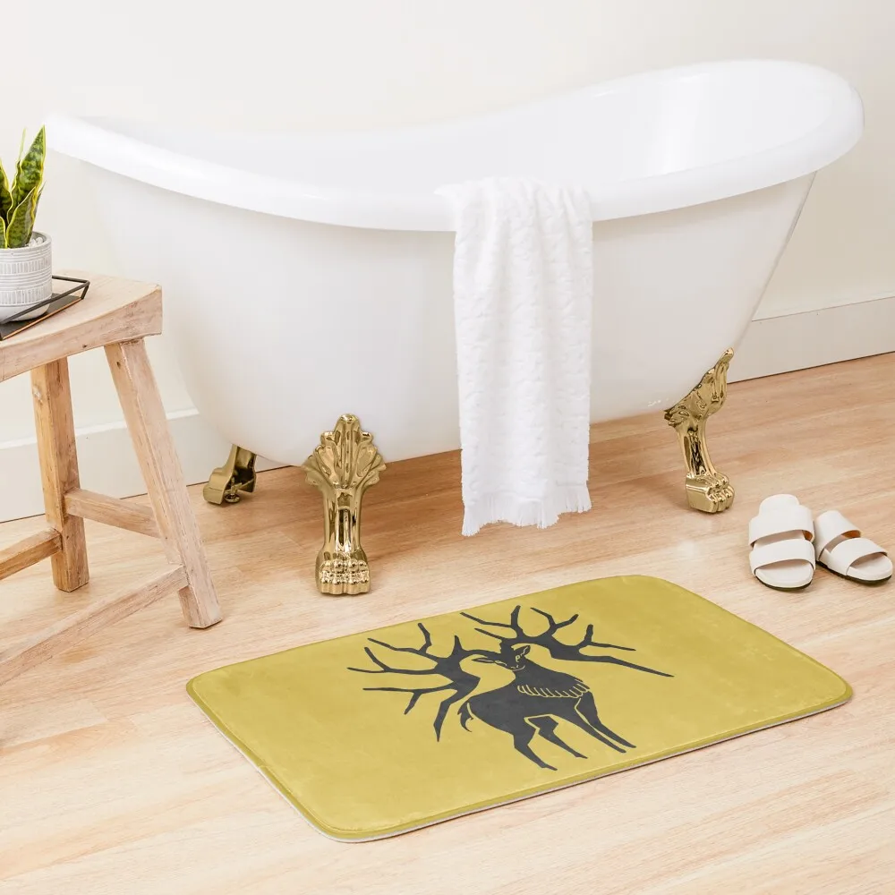 Fire Emblem?: Three Houses - Golden Deer Emblem [Colored] Bath Mat For Toilet Absorbent Bathroom Kitchen Rug Mat