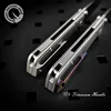 CRETACE KNIVES DUKE SERIES N690 FOLDING BLADE TC4 TITANIUM KNIFE High End Collection EDC Self Defense Folding Blade Pocketknife 5