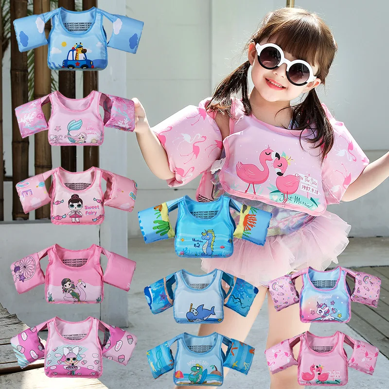 Children Floating Circle Water Sleeves Floating Coat Vest Circle Swimming Float Arm Circle Children's Boys Girls Equipment 3