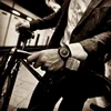 2025 Swiss Men's Fashion Square 100M Diving Quartz Watch 24 Hours Single Needle Leather Strap Men's Watch Reloj Hombre 3
