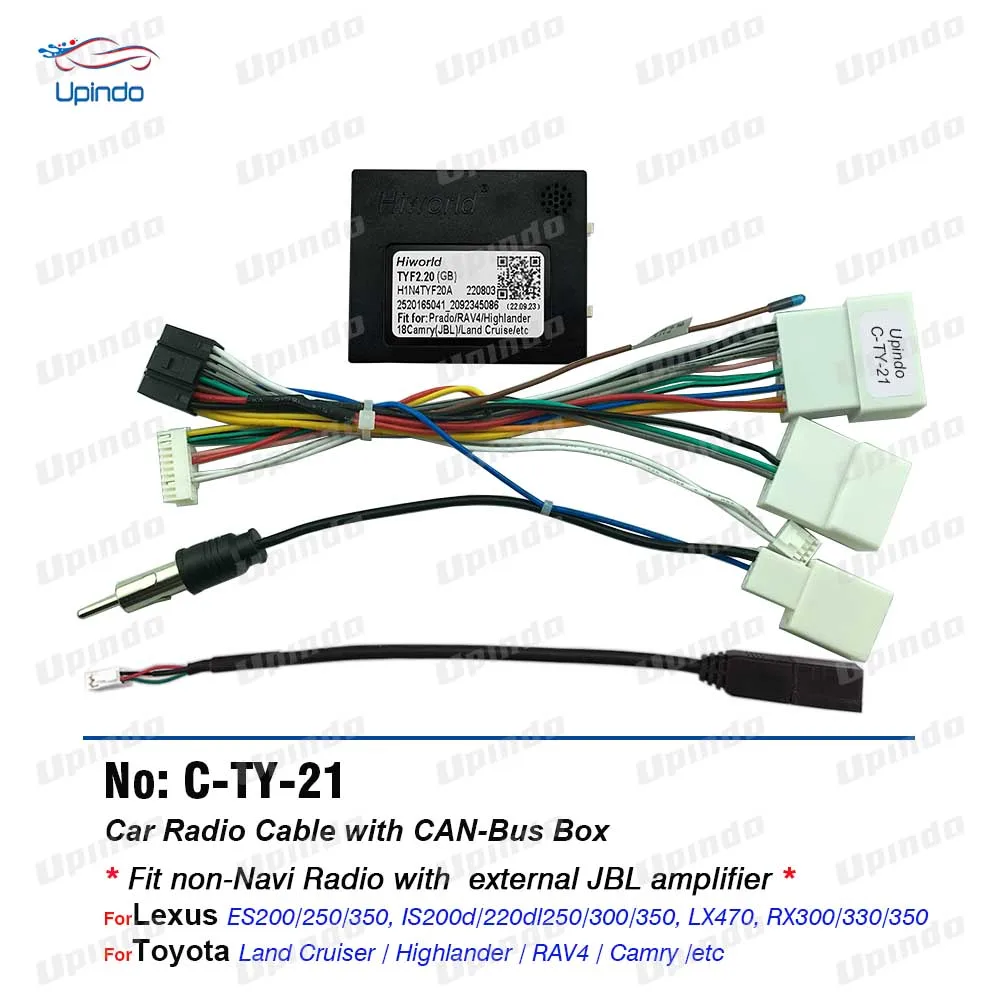 Faisceau Adaptateur ISO Pour Autoradio Toyota (et Certains Lexus) - Câblage Universel