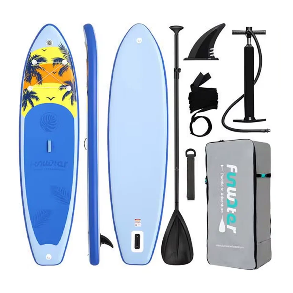 Funwater-インフレータブルパドルボード,パドルボード,完全なパドル
