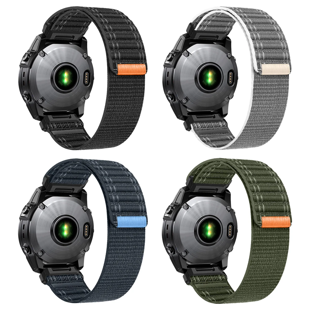 QuickFit Sports Nylon Loop Watch Band - 26mm/22mm Strap