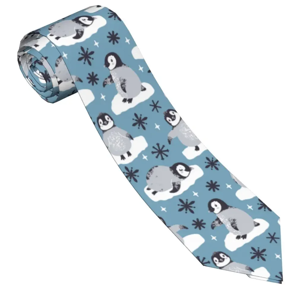 

Cute Penguin Animal Men Women Neckties Silk Polyester 8 cm Wide Bird Neck Ties for Daily Wear Wedding Accessories Party