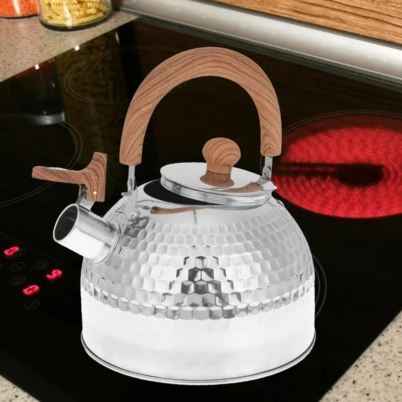2L Enameled Kettle Stainless Steel Stovetop Kettle Gas Heating Kettle