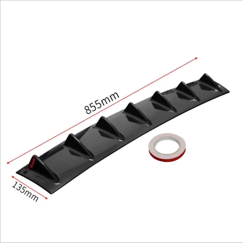 S M L Universal Car Rear Bumper Diffuser Spoiler Lip Rear Bumper Protector Side Splitters Lip