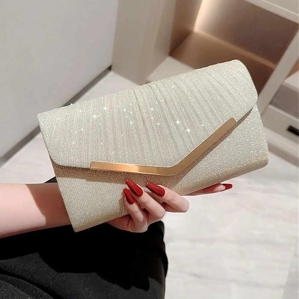Bolso De Noche Brillante Para Cena Fiesta Boda, Con Cadena | Meses Sin Interés