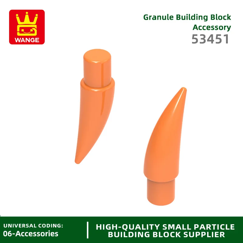 

11100 Pcs/lot Teeth Claw Sharp Corner Building Block Moc Color Accessories Compatible with 53451 Brick DIY Children's Toy Gift