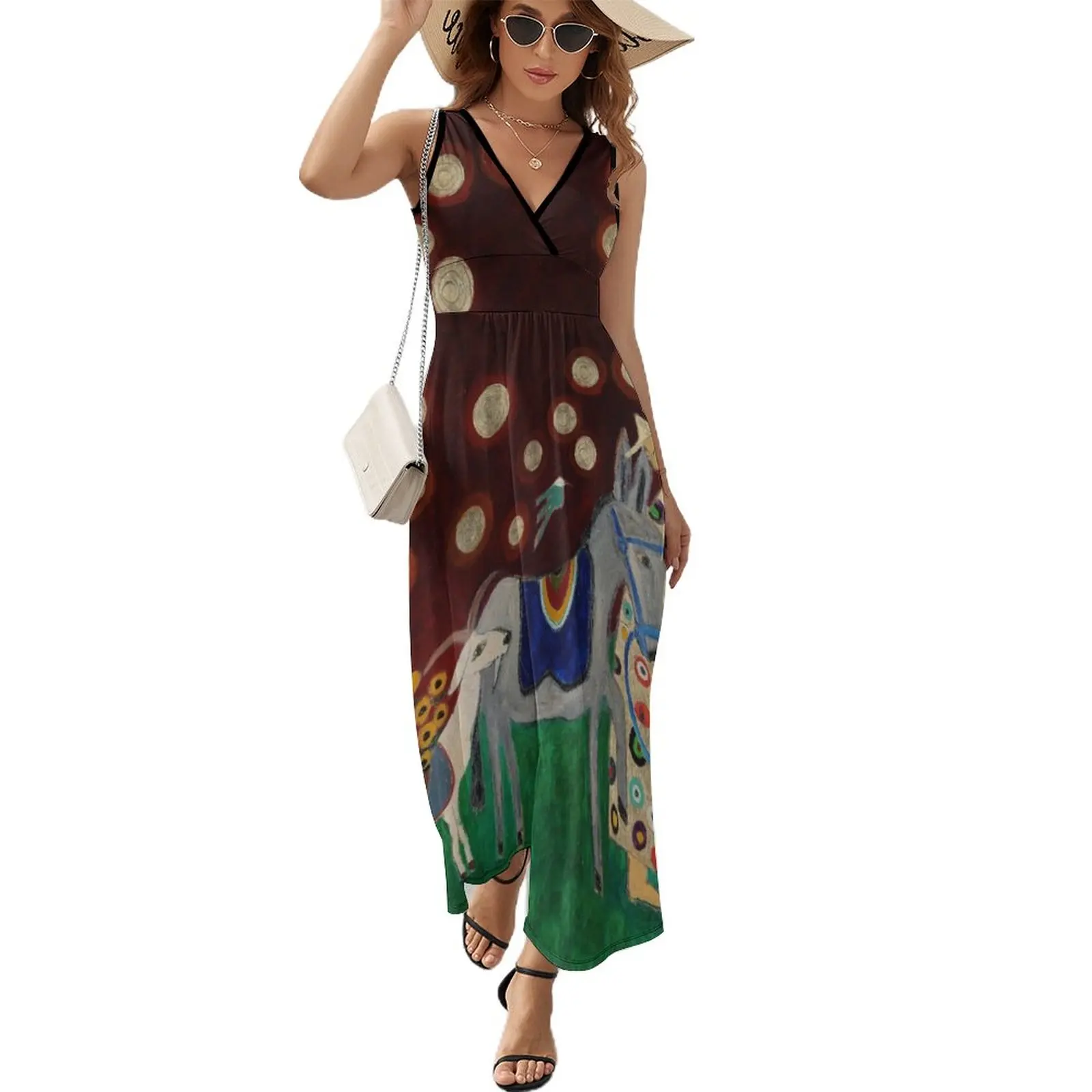 

Monk with Donkey and Goat Sleeveless Dress women's clothing trend 2023 prom dresses 2023 dresses for women 2023
