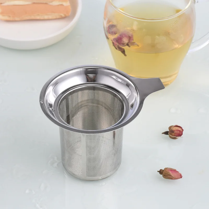 Description Picture 6 of item304 Stainless Steel Tea Strainer, Reusable Tea Infuser, Mesh Cup, Herbal Locking, Spice Filter, Convenient, Easy to Use