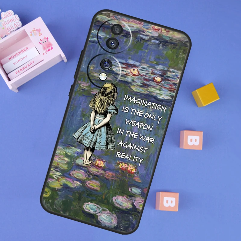 Claude Monet Garden Lotus Bridge Decorative Phone Case Cover