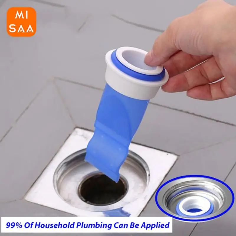 Floor Drain Anti Odor Smell Sinks Sewer Pipe Silicone Stopper Waste Hair Clogging Water Filter Bathroom Kitchen Toilet Strainers drain filter floor drain filter floor drain deodorant drain stopper shower water stopper basin drain stopper bathroom sink plug silicone drain stopper floor drain washbasin drain plug