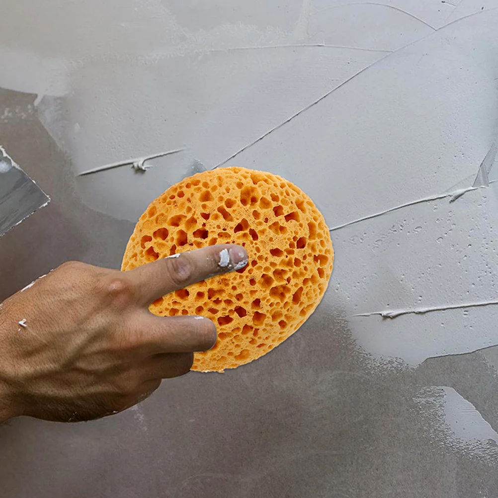 4 Pcs Textured Sponge Painting Ceiling Portable Wall for Repair Drywall Cleaning Knockdown Tool Sponges