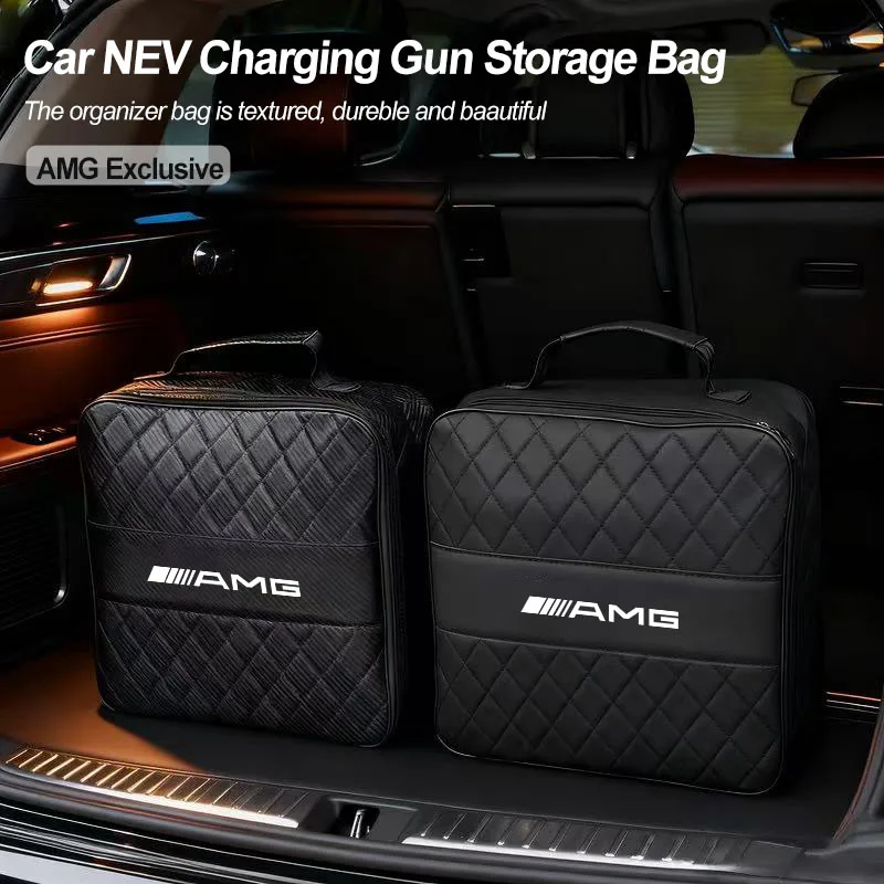 메르세데스 벤츠 AMG W203 W205 W206 W211 W220 W212 W201 W210 W108 GLE용 차량 수납 가방 접이식 여행용 박스 트렁크 정리 도구