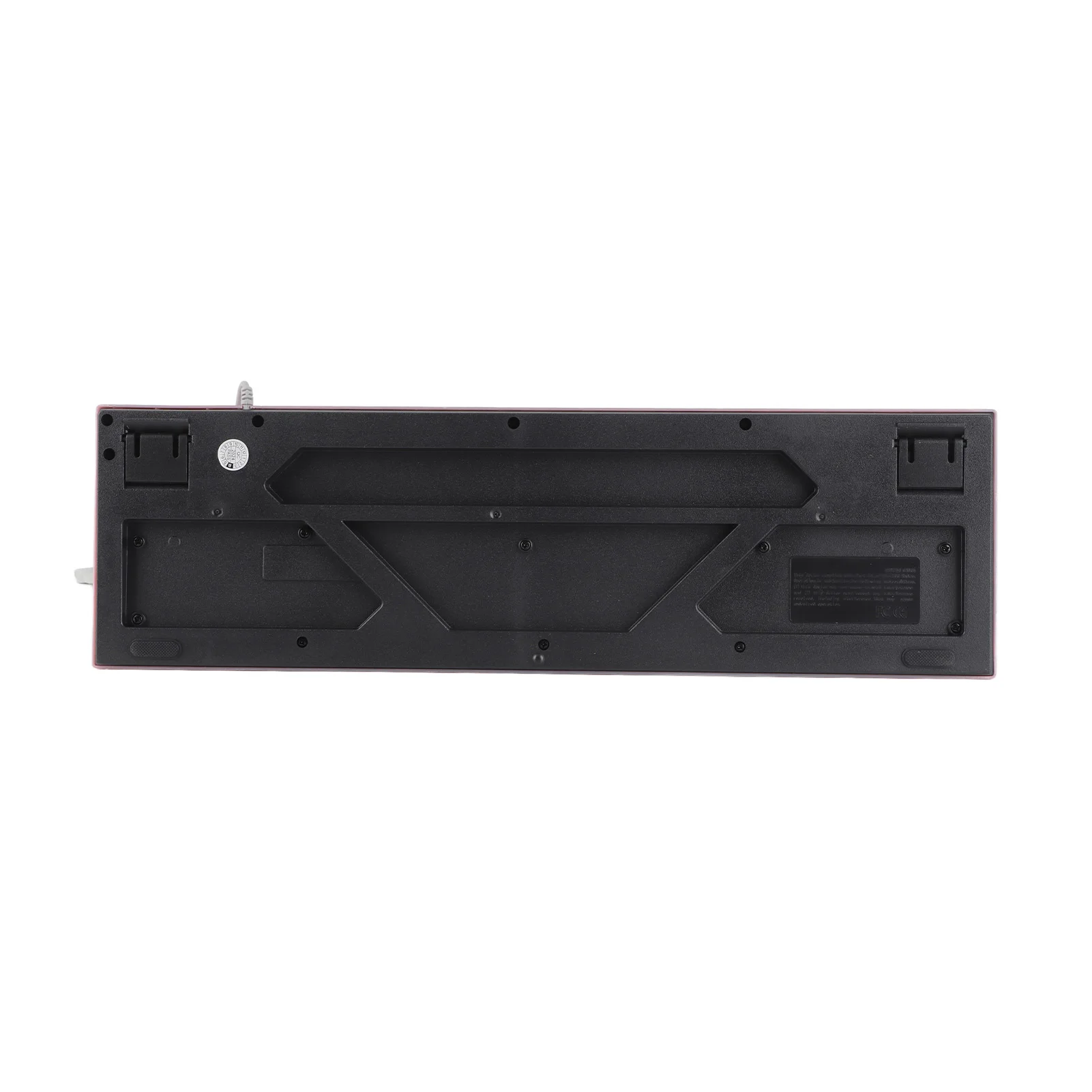 1Pc 게임용 키보드 USB 라운드 104 키캡 백라이트 인체공학적 접이식 다리 멀티미디어 키 데스크탑 노트북용 유선 키보드