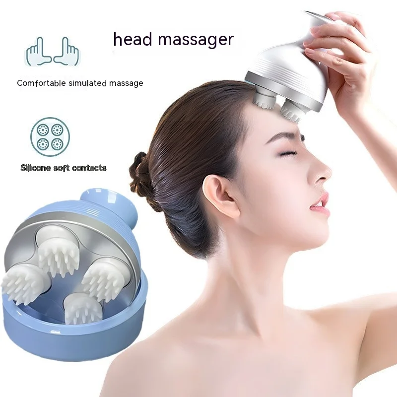 

Electric Head Massager Octopus Dragon Gripper Cervical Vertebra Massage Instrument Relax Scalp Kneading Meridian Physiotherapy A